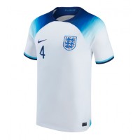 England Declan Rice #4 Replica Home Shirt World Cup 2022 Short Sleeve